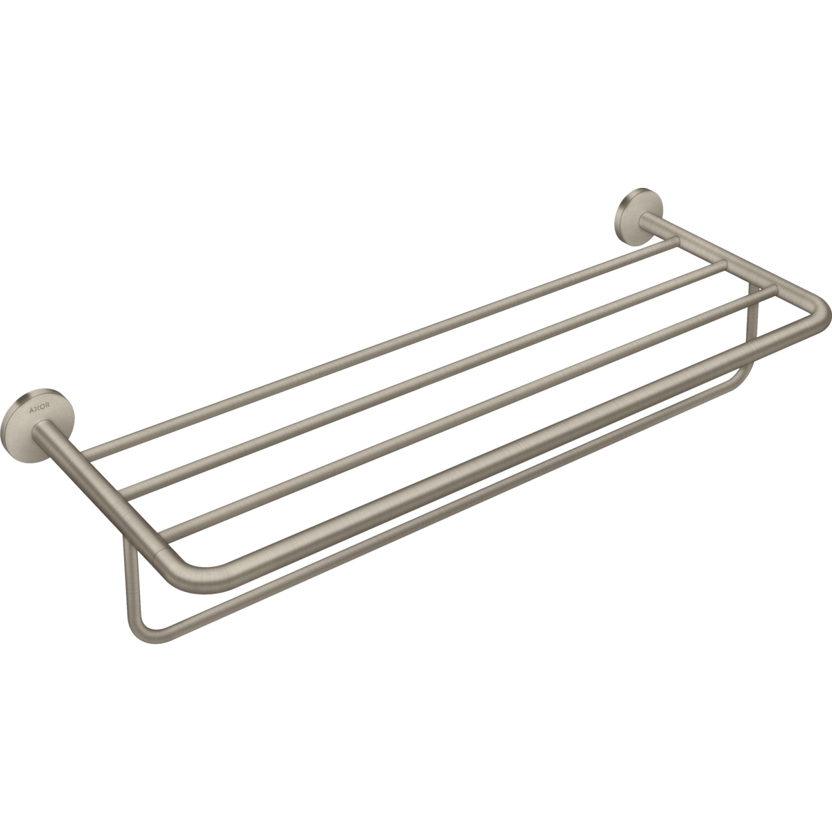 Axor Universal Circular 24" Brushed Nickel Towel Rack