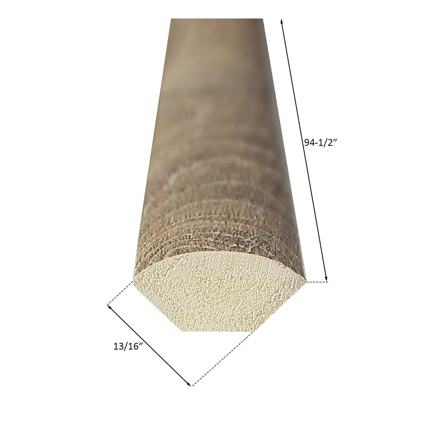 Bathlyn European Oak Collection Natural Oak Round Molding