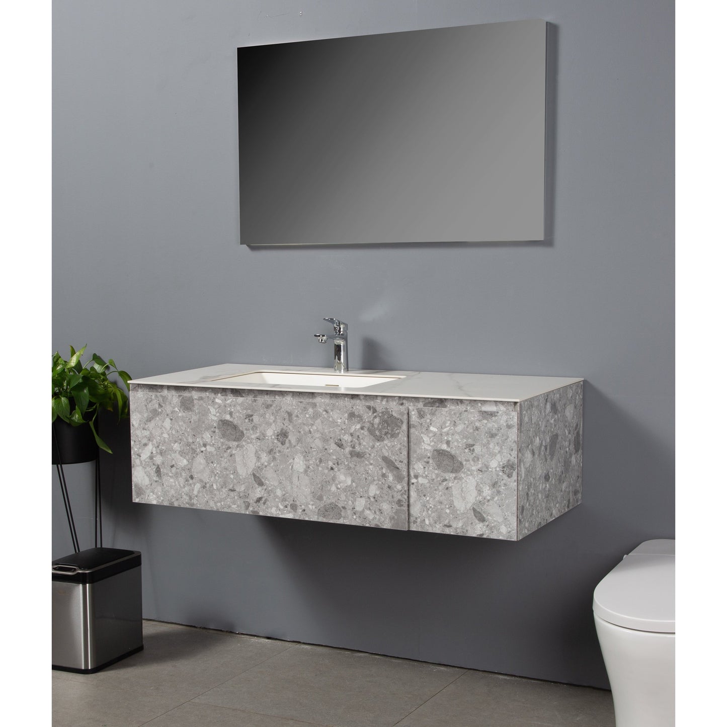 Bathlyn Terazzo Grey 48" Bathroom Vanity