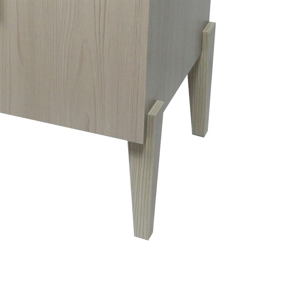 Bellaterra Home 804366V-EP 32" Light Gray Single Sink Vanity With White Composite Granite Top