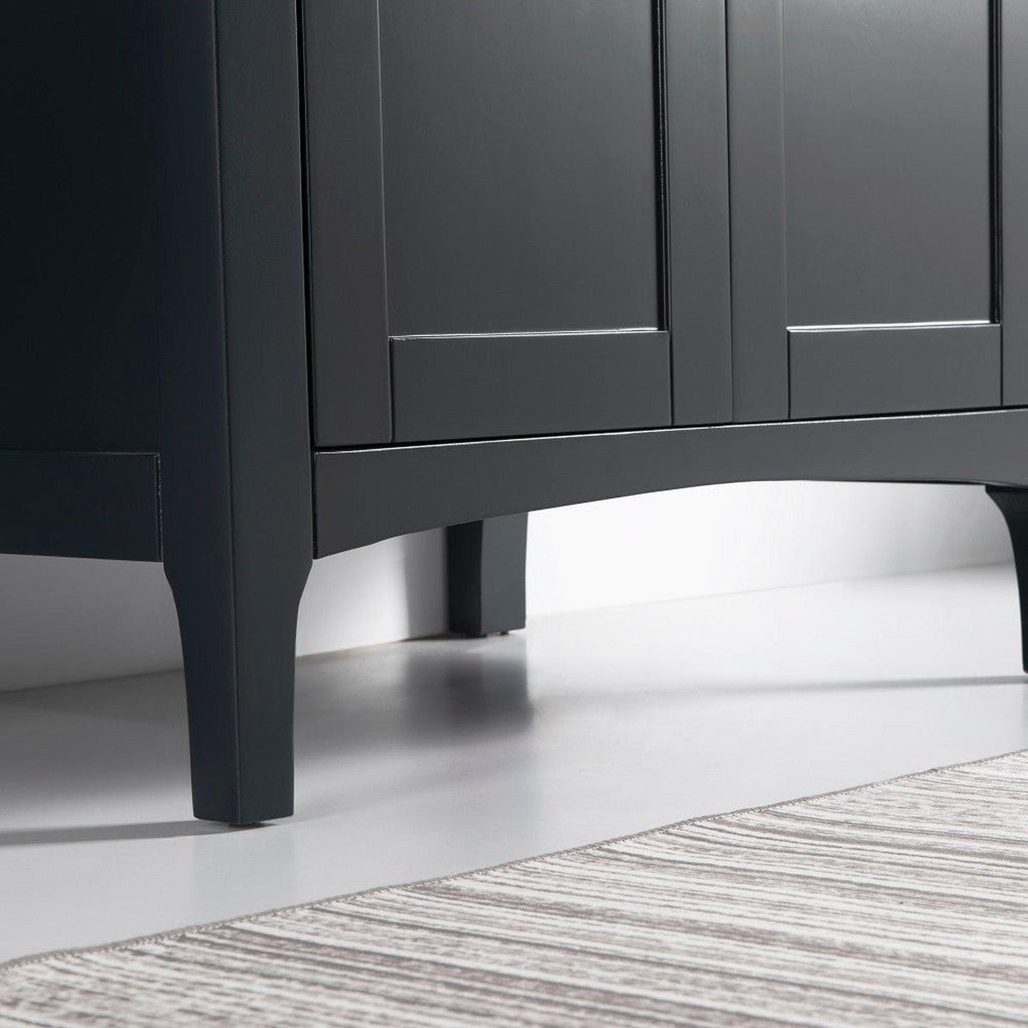 Bellaterra Home Milani 77613-DG 30" 2-Door Dark Gray Freestanding Vanity Base