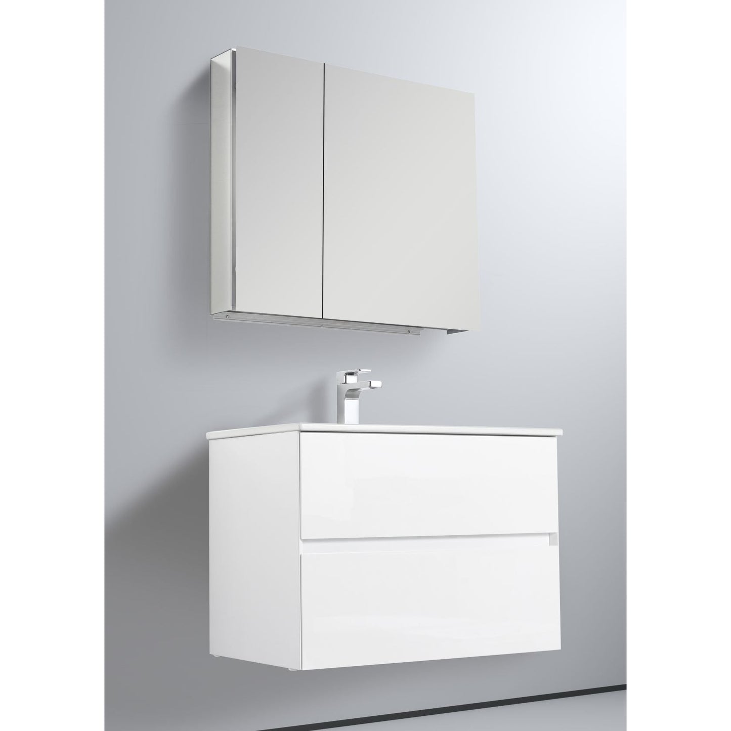 Blossom Assisi 30" Glossy White Single Sink Vanity Base