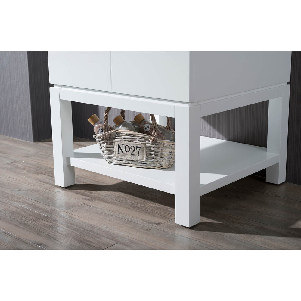 Blossom Monaco 54" Matte White Vanity Leg