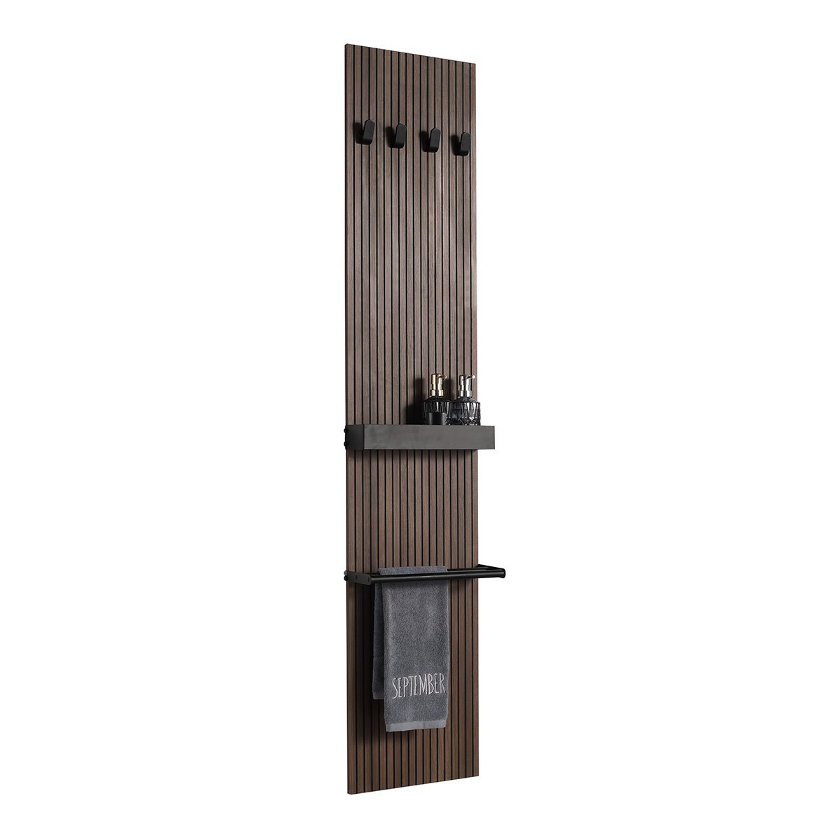 Blossom Rimini 14" x 72" Dark Walnut Strip Wall Panel