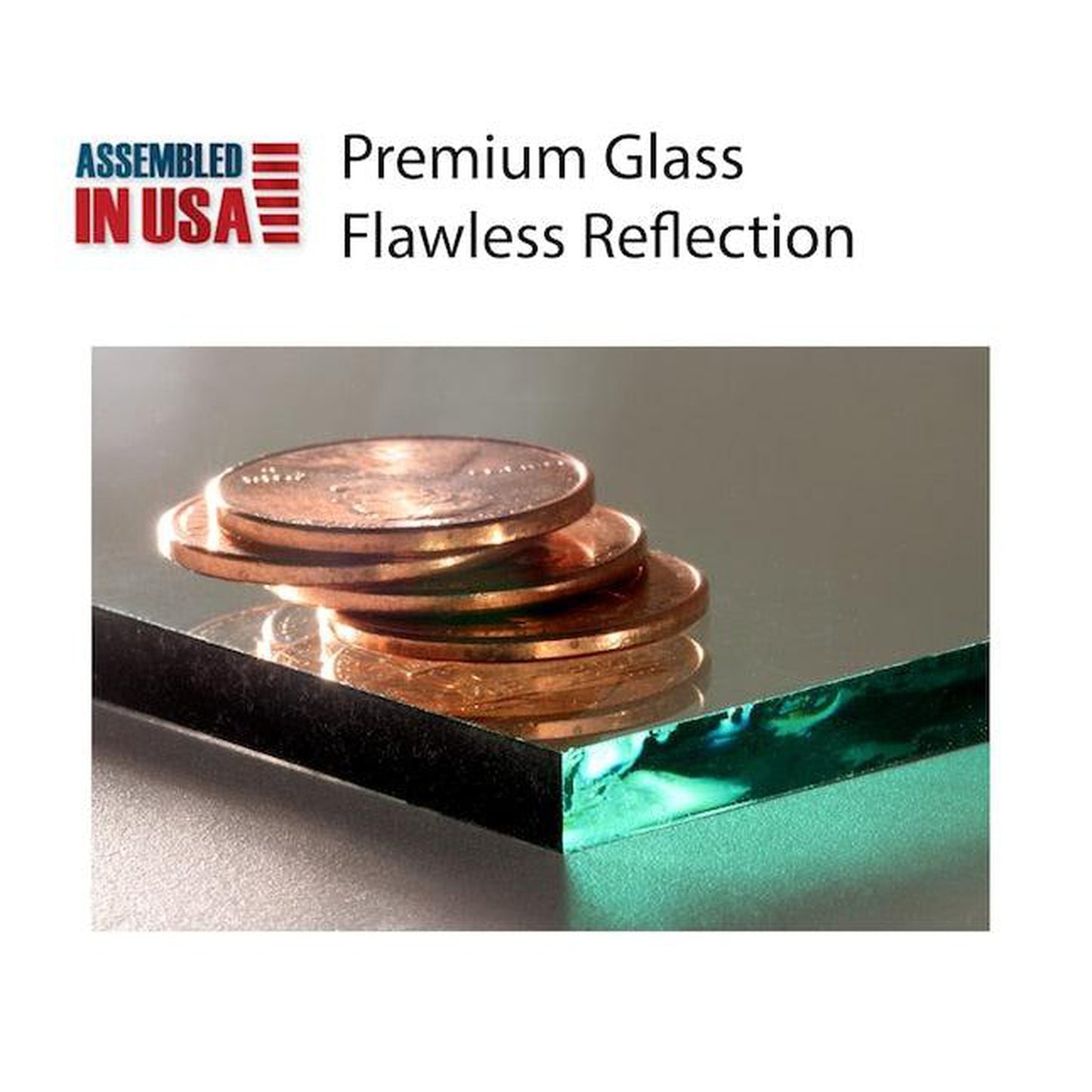 Brandtworks 22" x 69" Matte White Over the Door Mirror