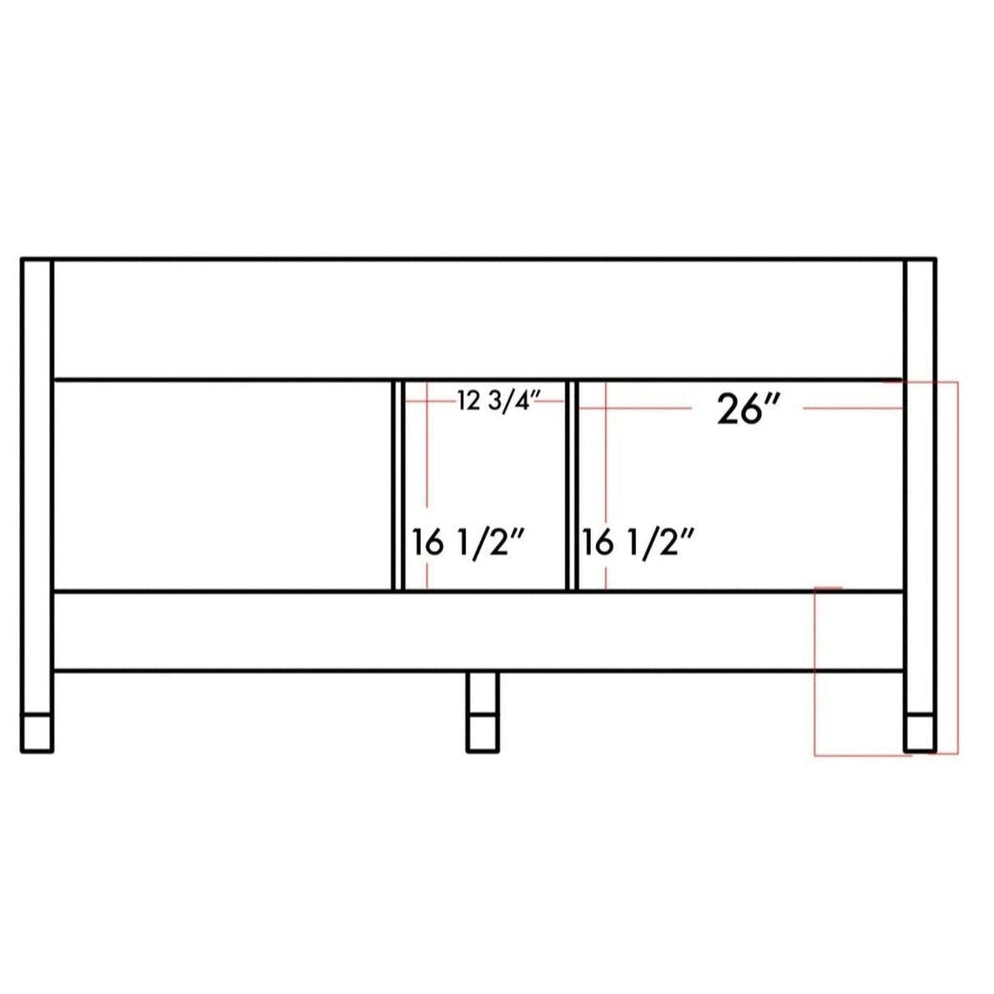 Cambridge Plumbing 72" Modern Wood and Porcelain Vanity Set