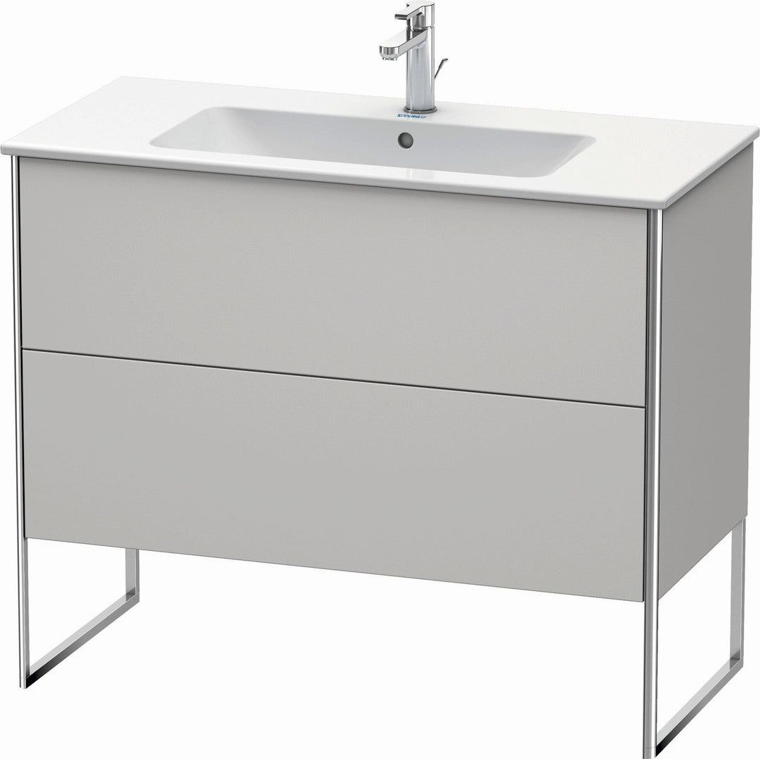 Duravit XSquare 40" Nordic White Two Drawer Floorstanding Vanity Unit (XS444703939)