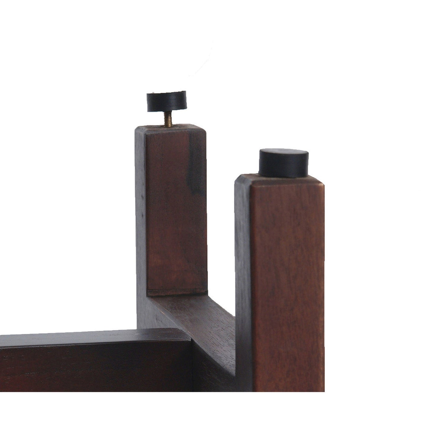 DecoTeak Espalier 18" Woodland Brown Teak Wood Shower Bench