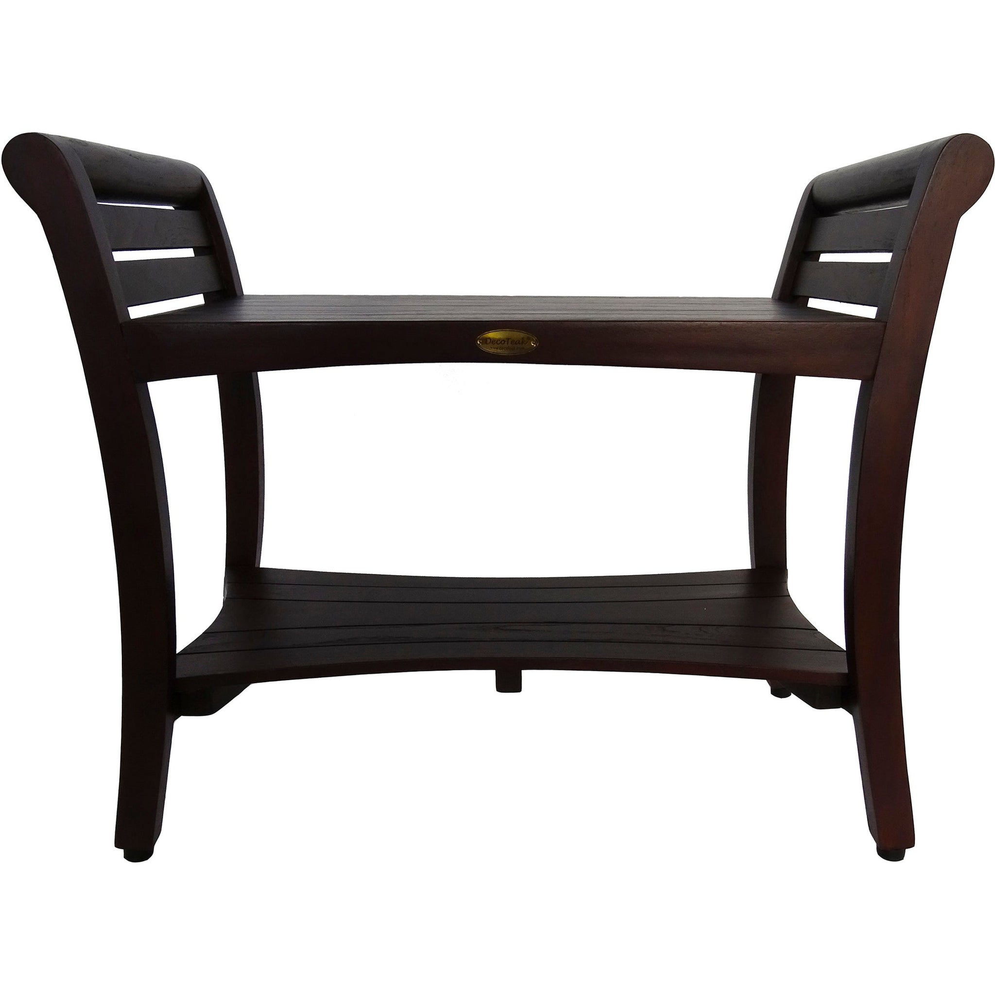 DecoTeak Classic 18 in. Teak Shower Bench DT173 - The Home Depot