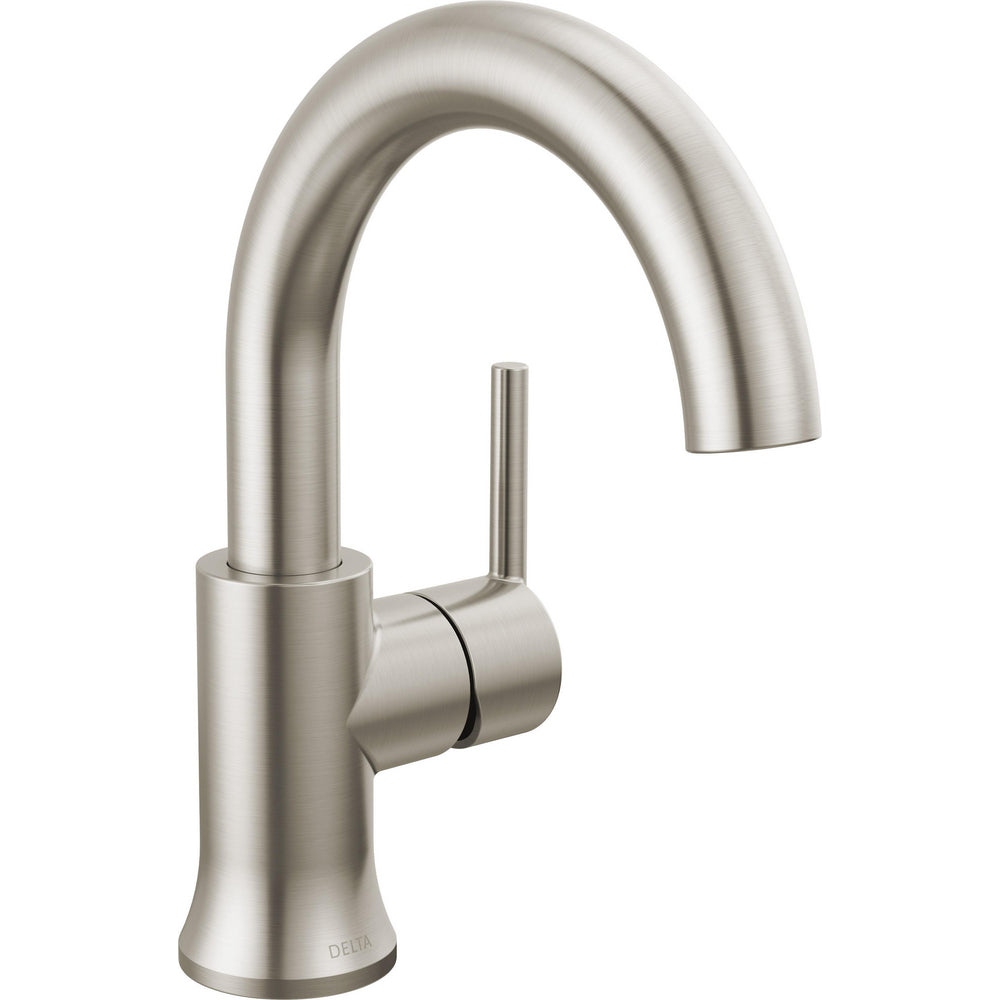 Delta Trinsic® 559HA-SS-DST Single Handle High-Arc Stainless Steel Bathroom Faucet