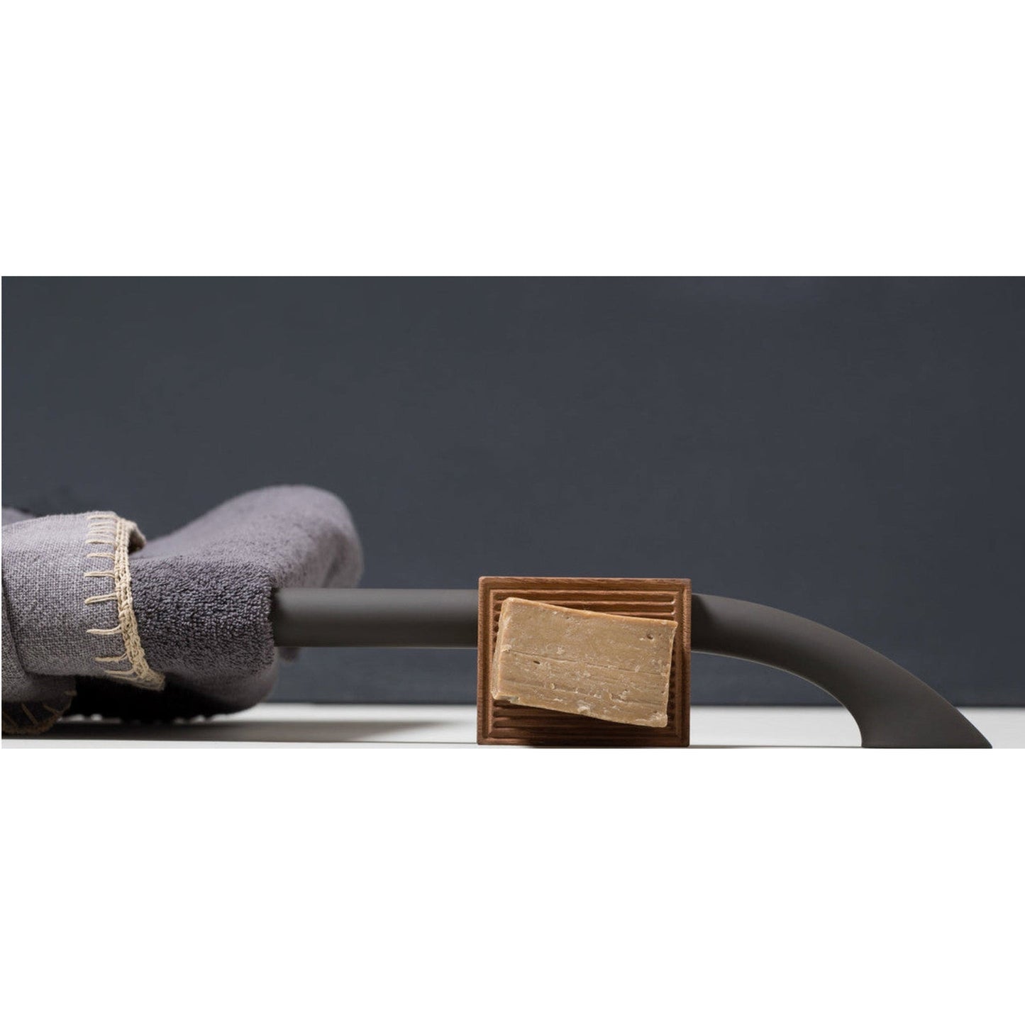 Design By Intent - Ever Life Designs Deco Italio 26" Soft Black Grab Bar