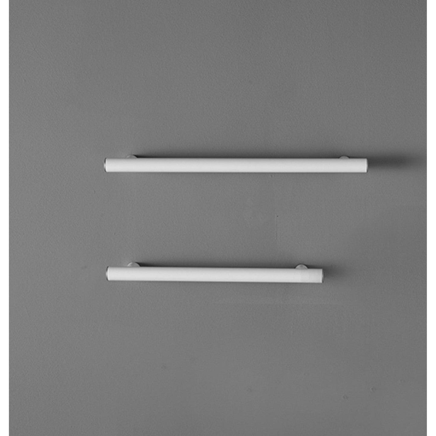 Design By Intent - Ever Life Designs Elegancia 24" White ADA Compliant Straight Wall Mount Shower Grab Bar