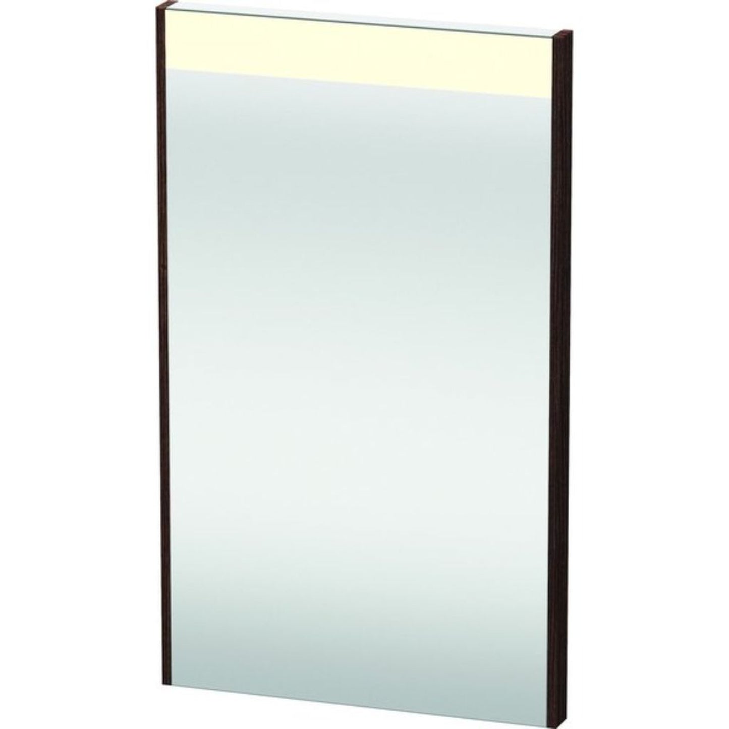 Duravit Brioso 17" x 28" x 1" Mirror With Lighting Chestnut Dark