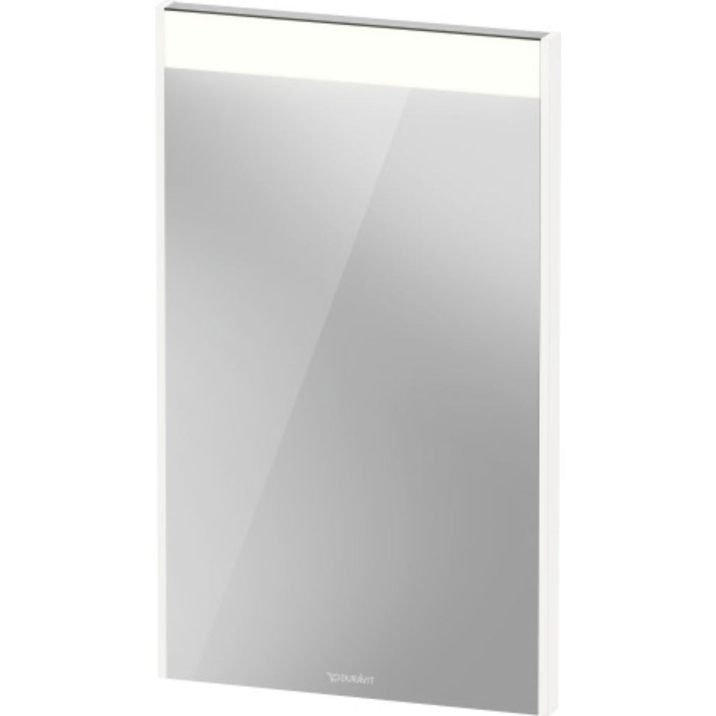 Duravit Brioso 17" x 28" x 1" Mirror With Lighting White Matt