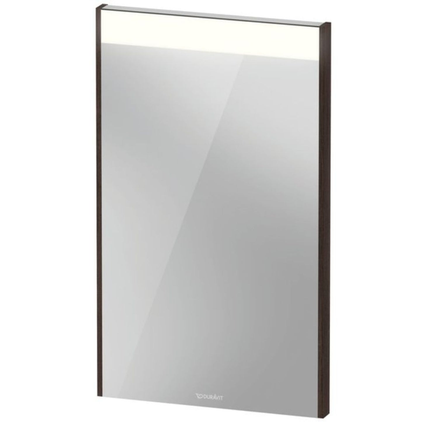 Duravit Brioso 17" x 28" x 2" Mirror With Lighting Chestnut Dark