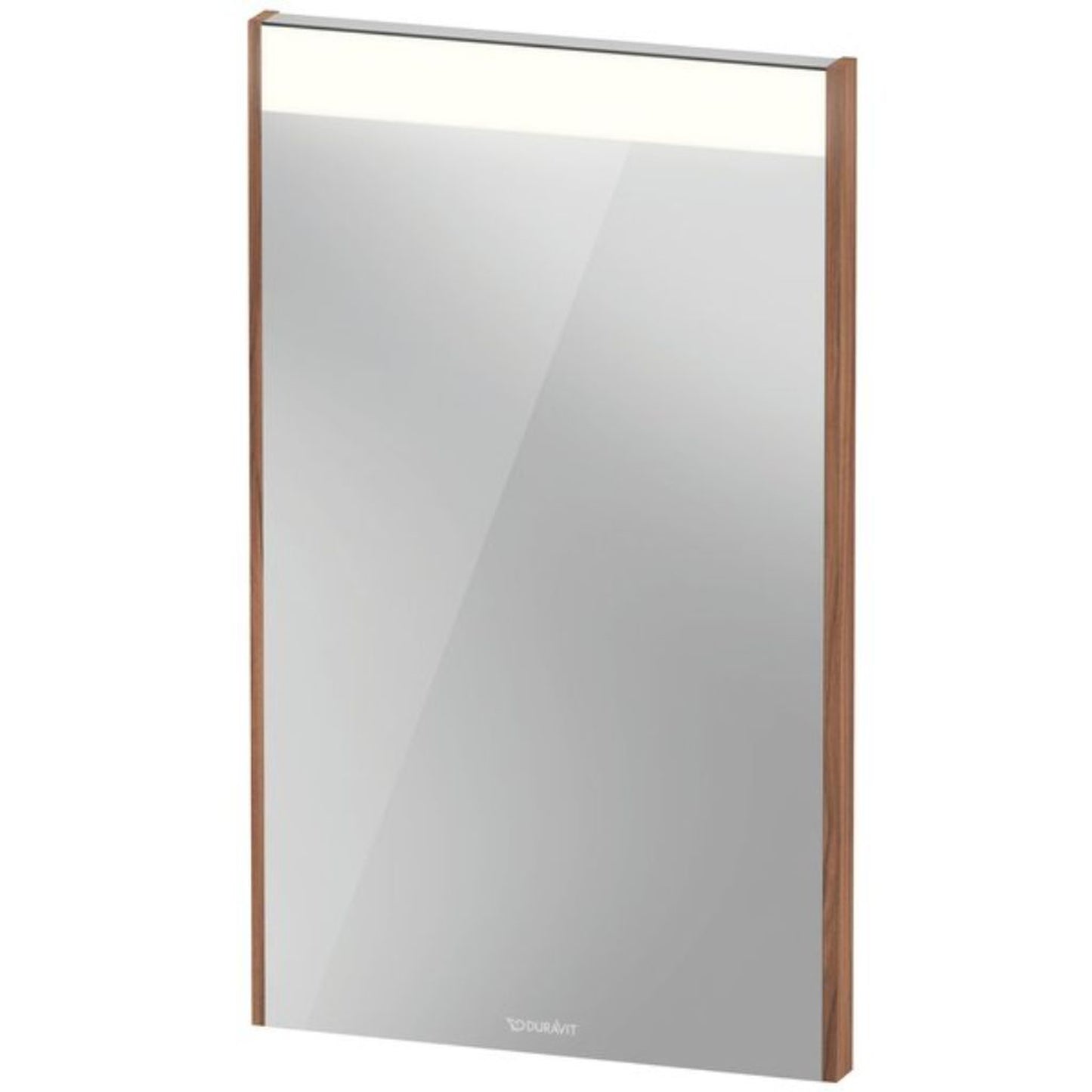 Duravit Brioso 17" x 28" x 2" Mirror With Lighting Natural Walnut