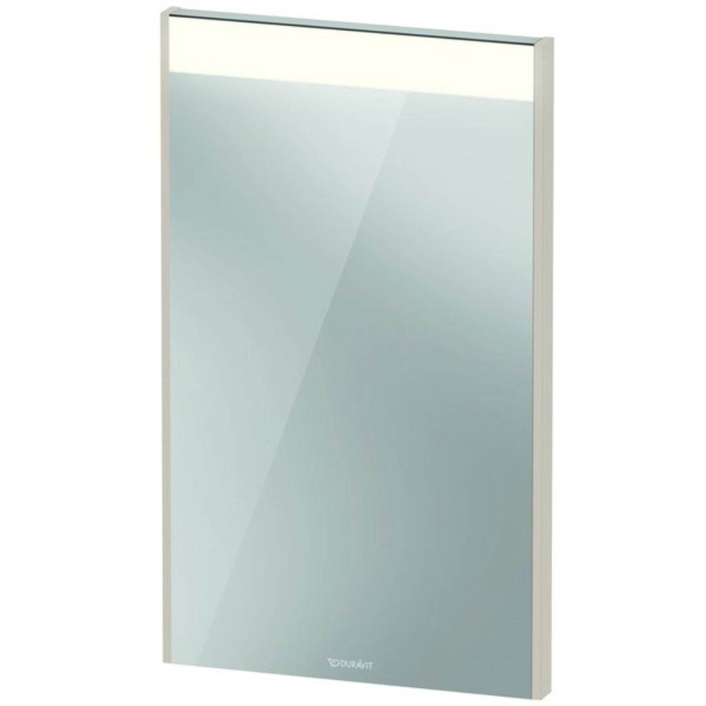 Duravit Brioso 17" x 28" x 2" Mirror With Lighting Taupe