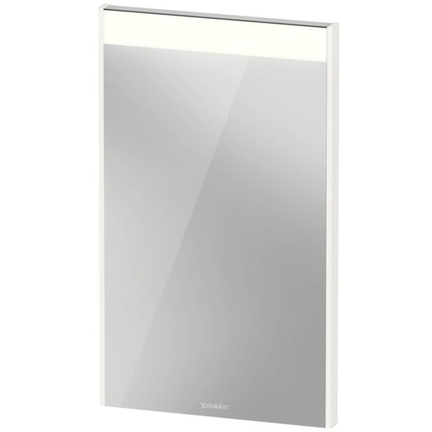 Duravit Brioso 17" x 28" x 2" Mirror With Lighting White High Gloss