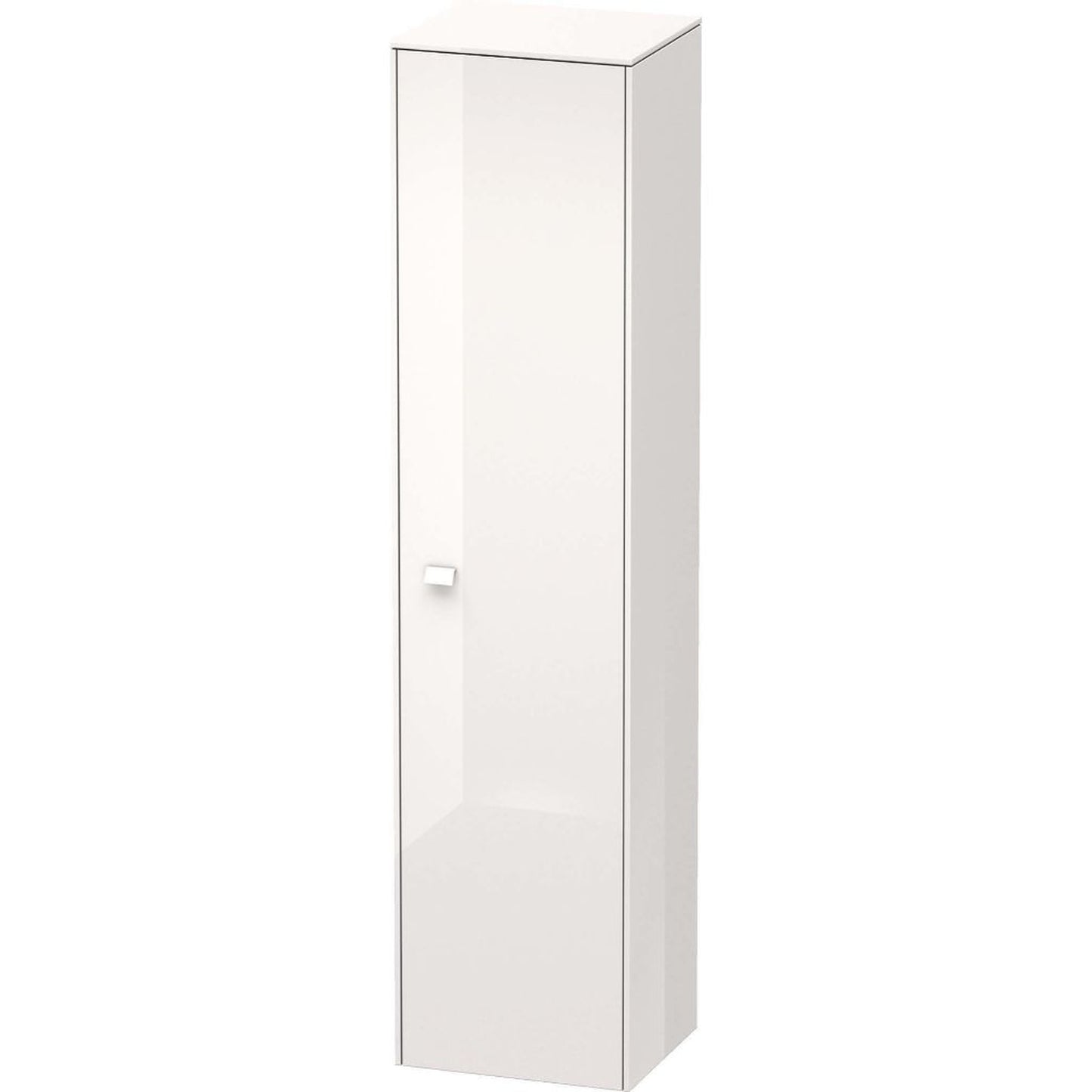 Duravit Brioso 17" x 70" x 14" Tall Cabinet With Right Door in White High Gloss