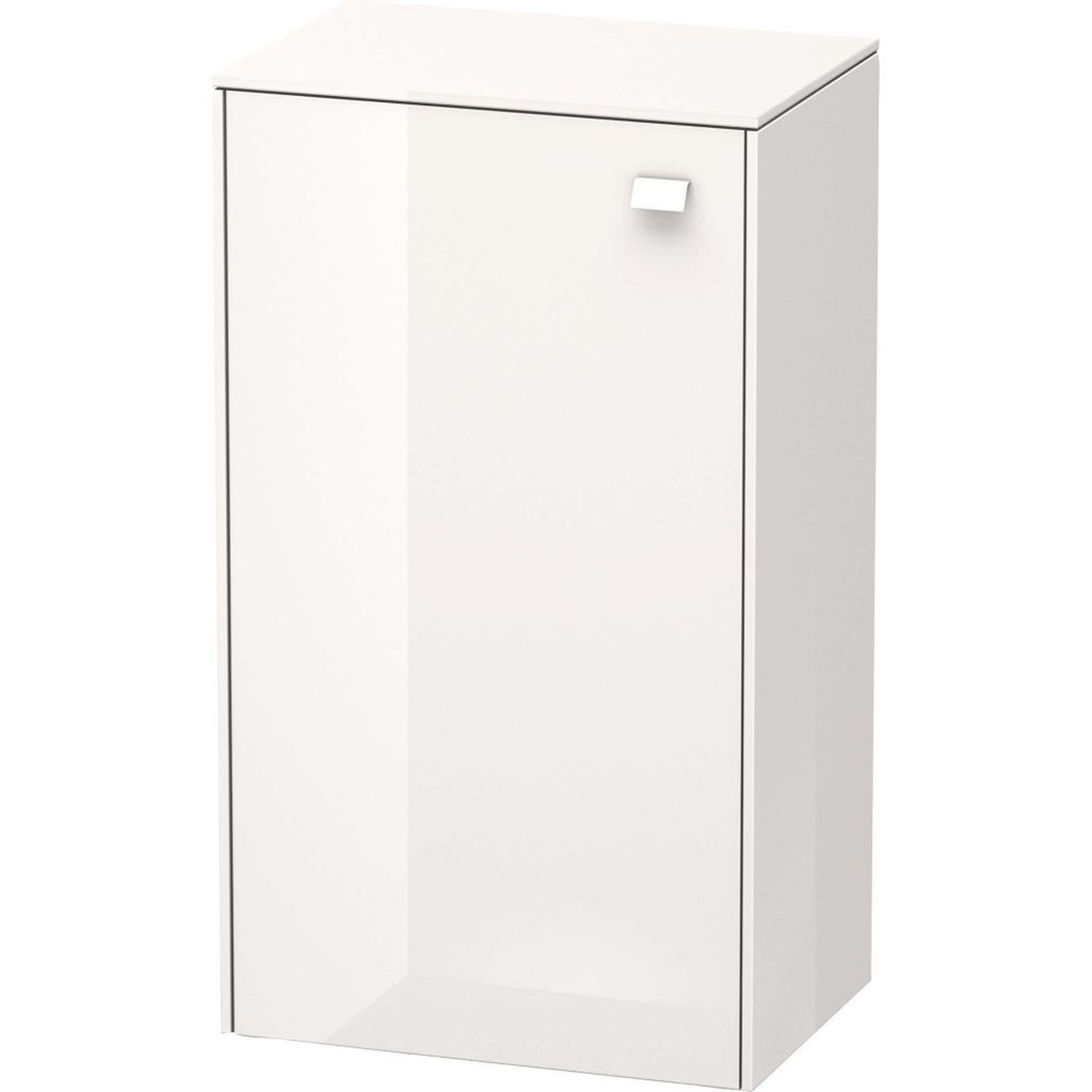 Duravit Brioso 20" x 36" x 14" Semi Tall Cabinet With Left Door in White High Gloss