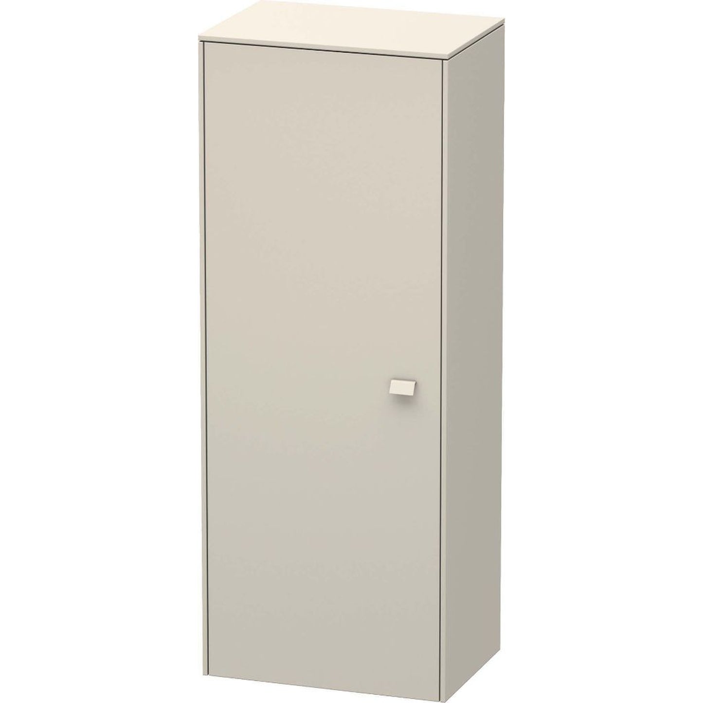 Duravit Brioso 20" x 52" x 14" Semi Tall Cabinet With Left Door in Taupe