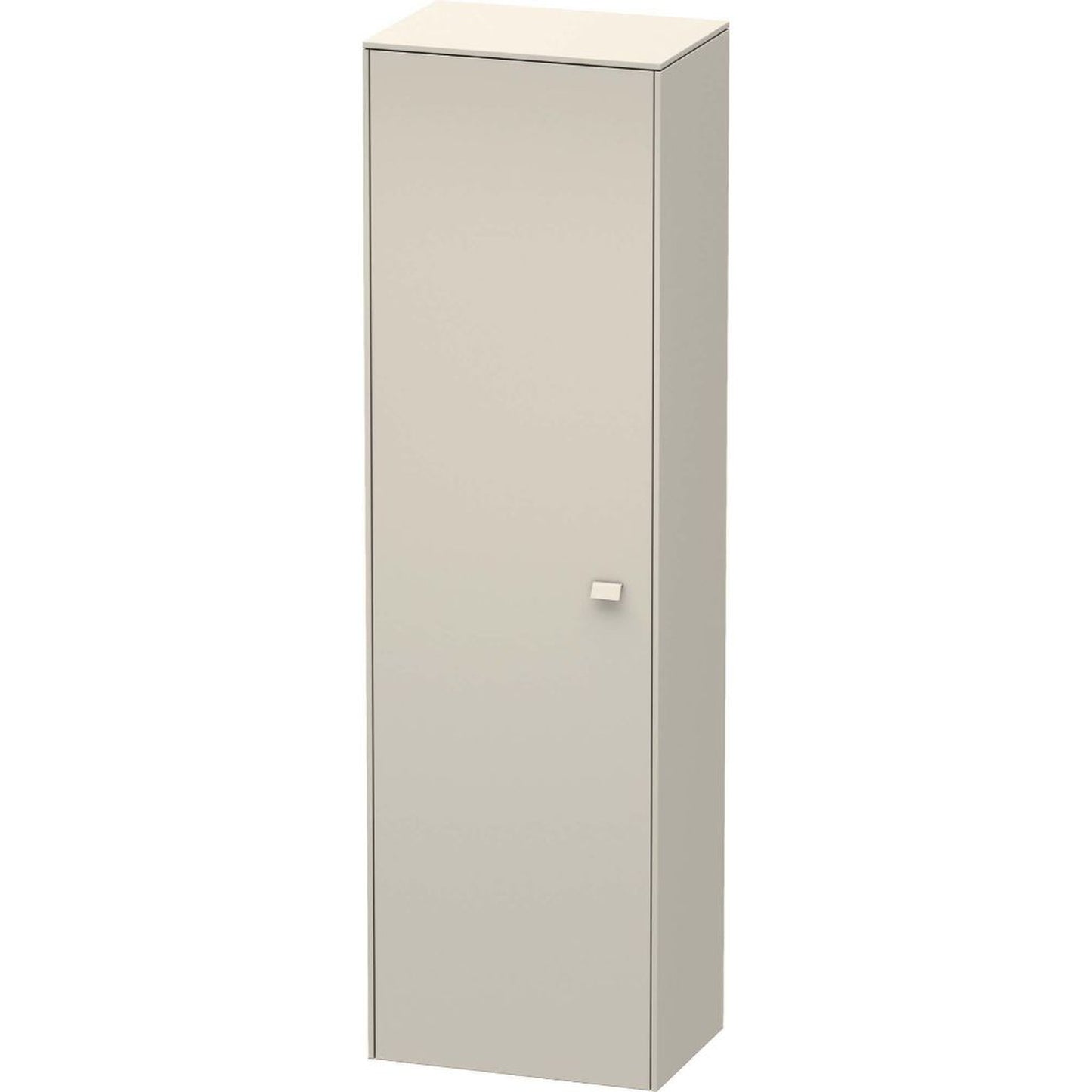 Duravit Brioso 20" x 70" x 14" Tall Cabinet With Left Door in Taupe