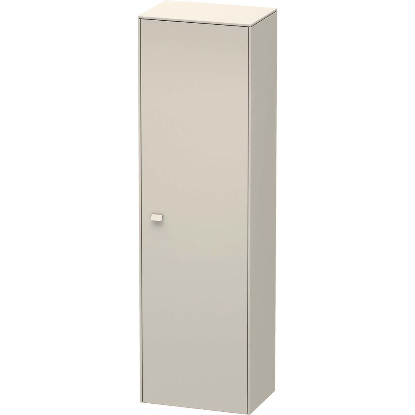 Duravit Brioso 20" x 70" x 14" Tall Cabinet With Right Door in Taupe