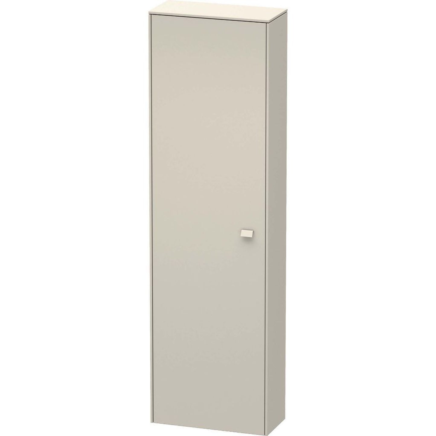 Duravit Brioso 20" x 70" x 9" Tall Cabinet With Left Door in Taupe