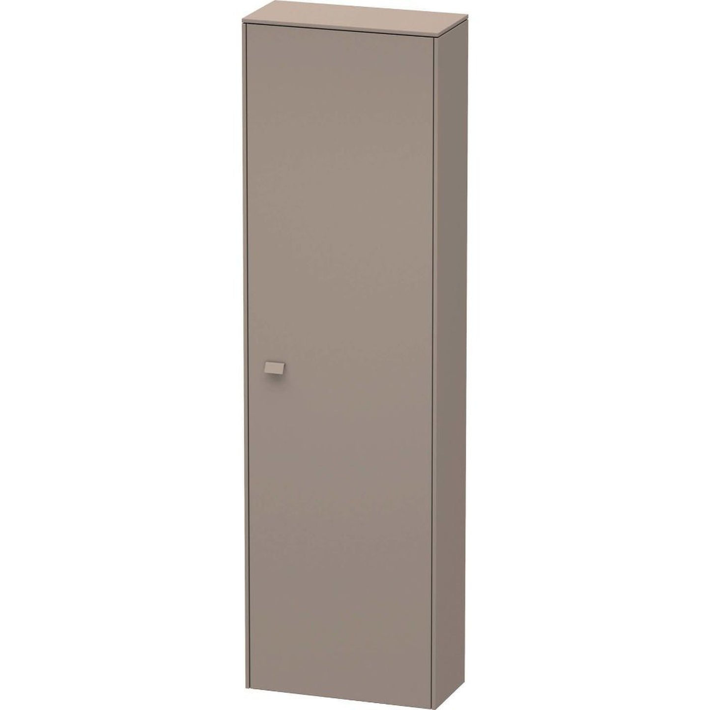 Duravit Brioso 20" x 70" x 9" Tall Cabinet With Right Door in Basalt Matt