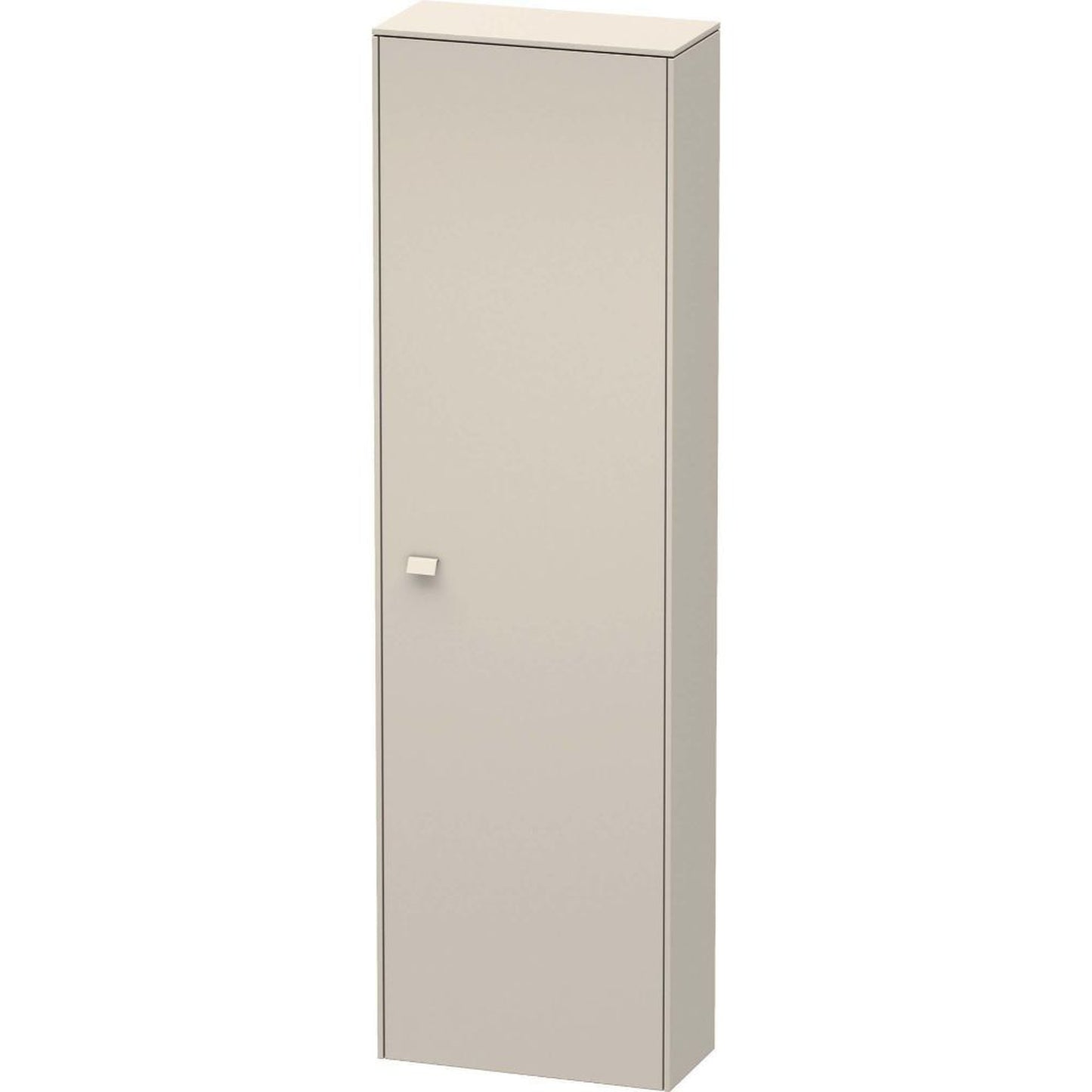 Duravit Brioso 20" x 70" x 9" Tall Cabinet With Right Door in Taupe