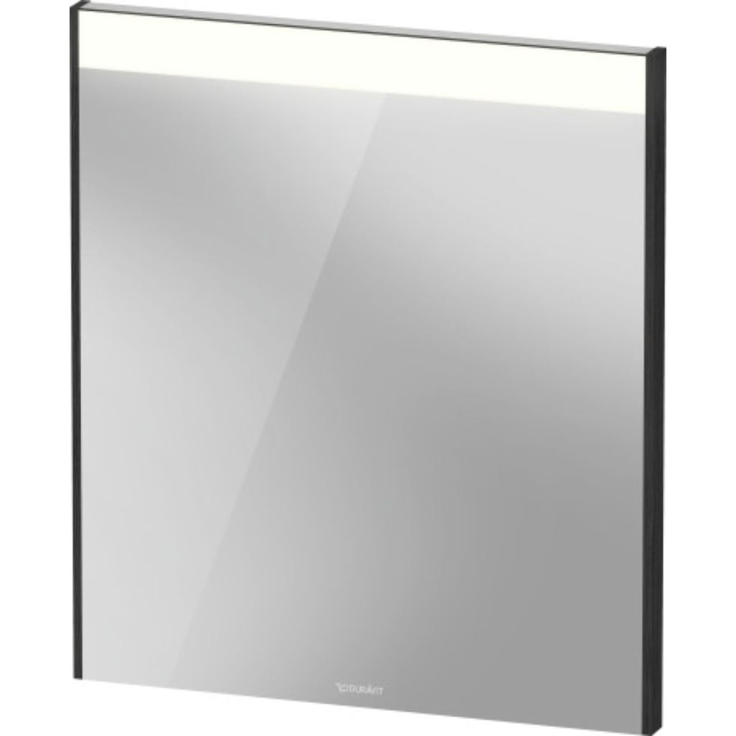 Duravit Brioso 24" x 28" x 1" Mirror With Lighting Black Oak