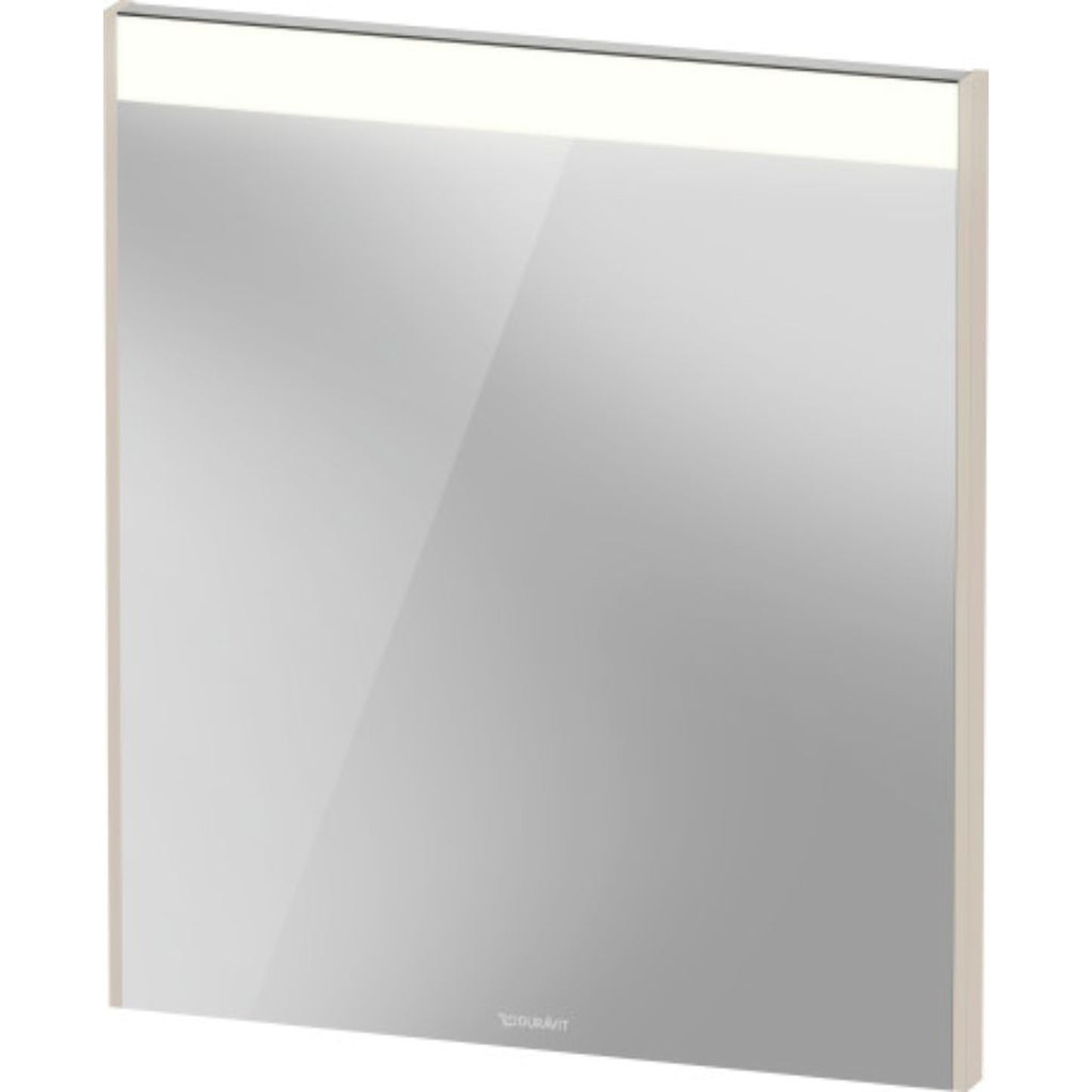 Duravit Brioso 24" x 28" x 1" Mirror With Lighting Taupe
