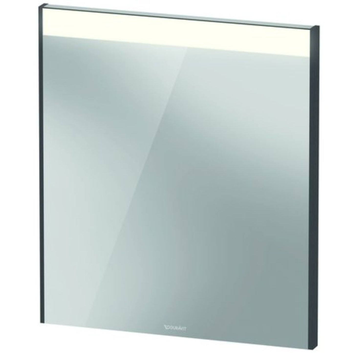 Duravit Brioso 24" x 28" x 2" Mirror With Lighting Graphite Matt