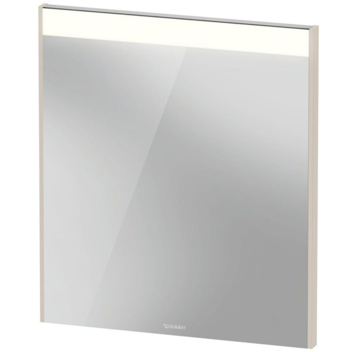 Duravit Brioso 24" x 28" x 2" Mirror With Lighting Taupe