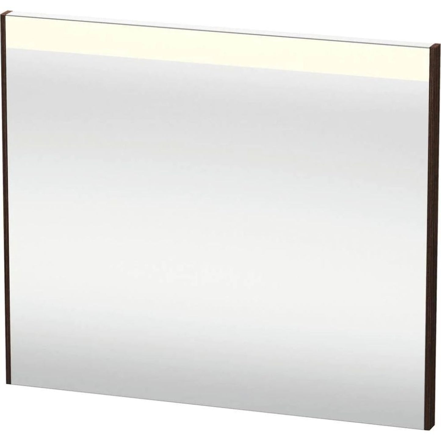 Duravit Brioso 32" x 28" x 1" Mirror With Lighting Chestnut Dark