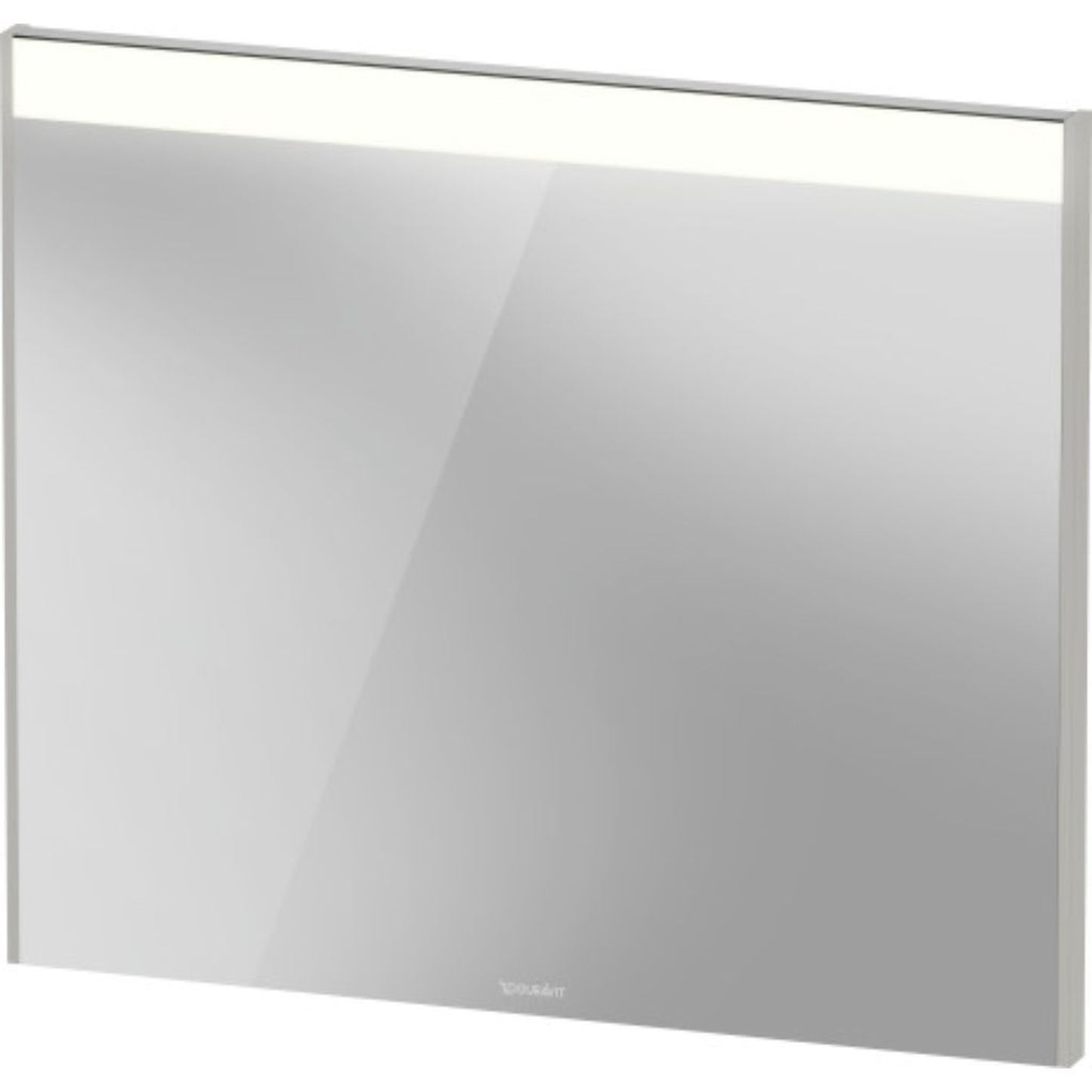 Duravit Brioso 32" x 28" x 1" Mirror With Lighting Concrete Grey Matt