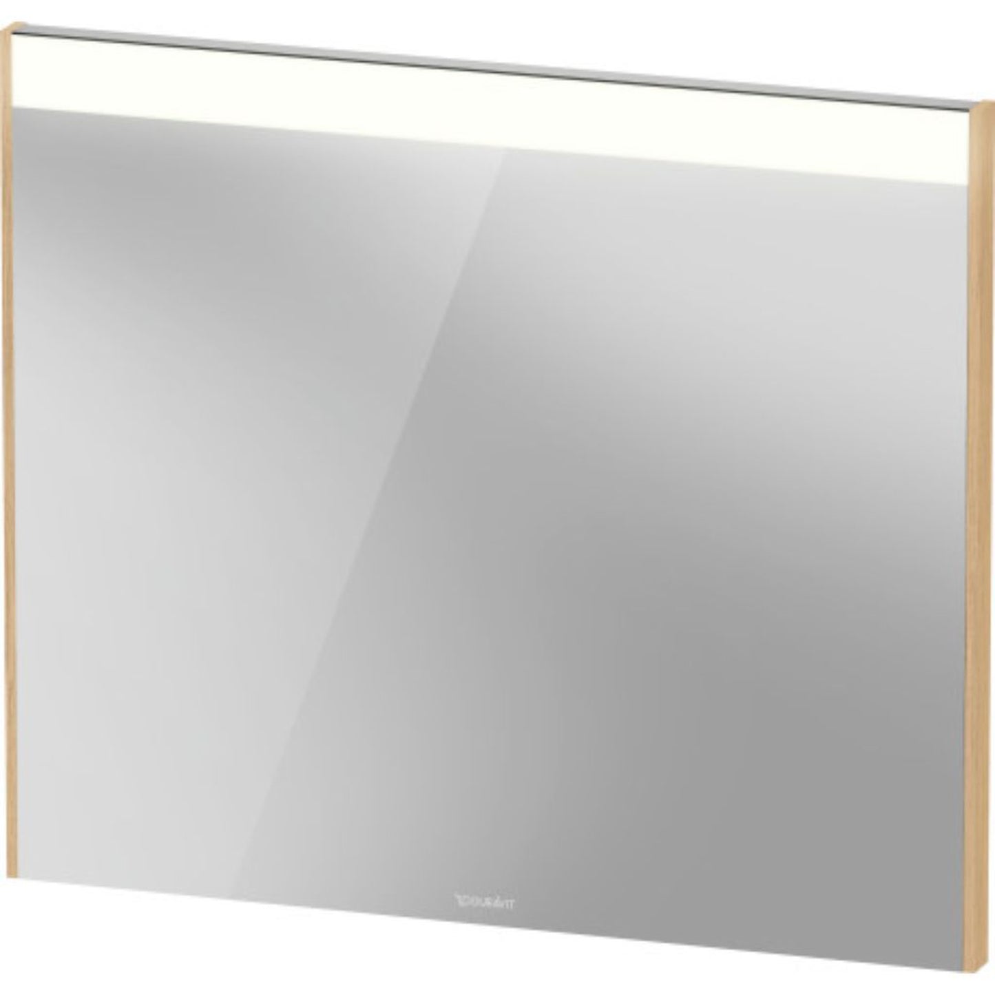 Duravit Brioso 32" x 28" x 1" Mirror With Lighting Natural Oak