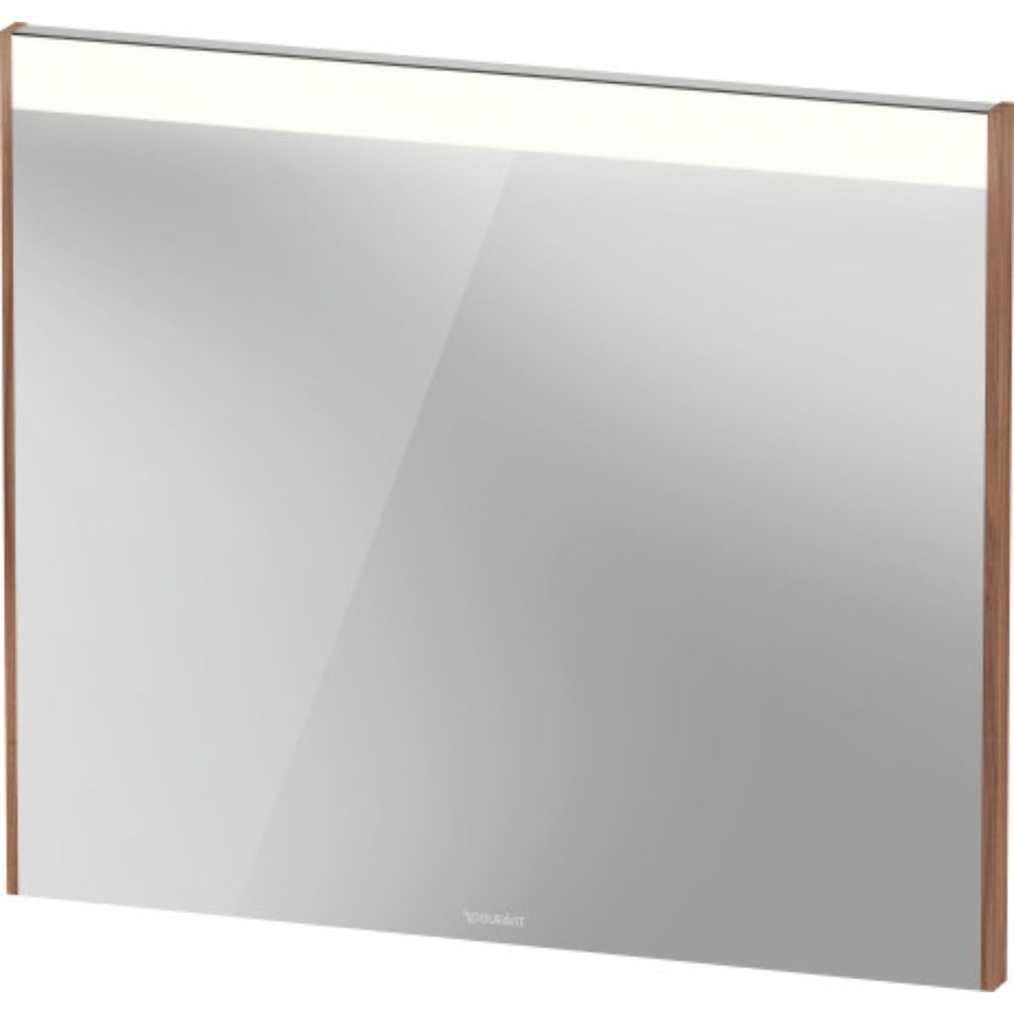 Duravit Brioso 32" x 28" x 1" Mirror With Lighting Natural Walnut