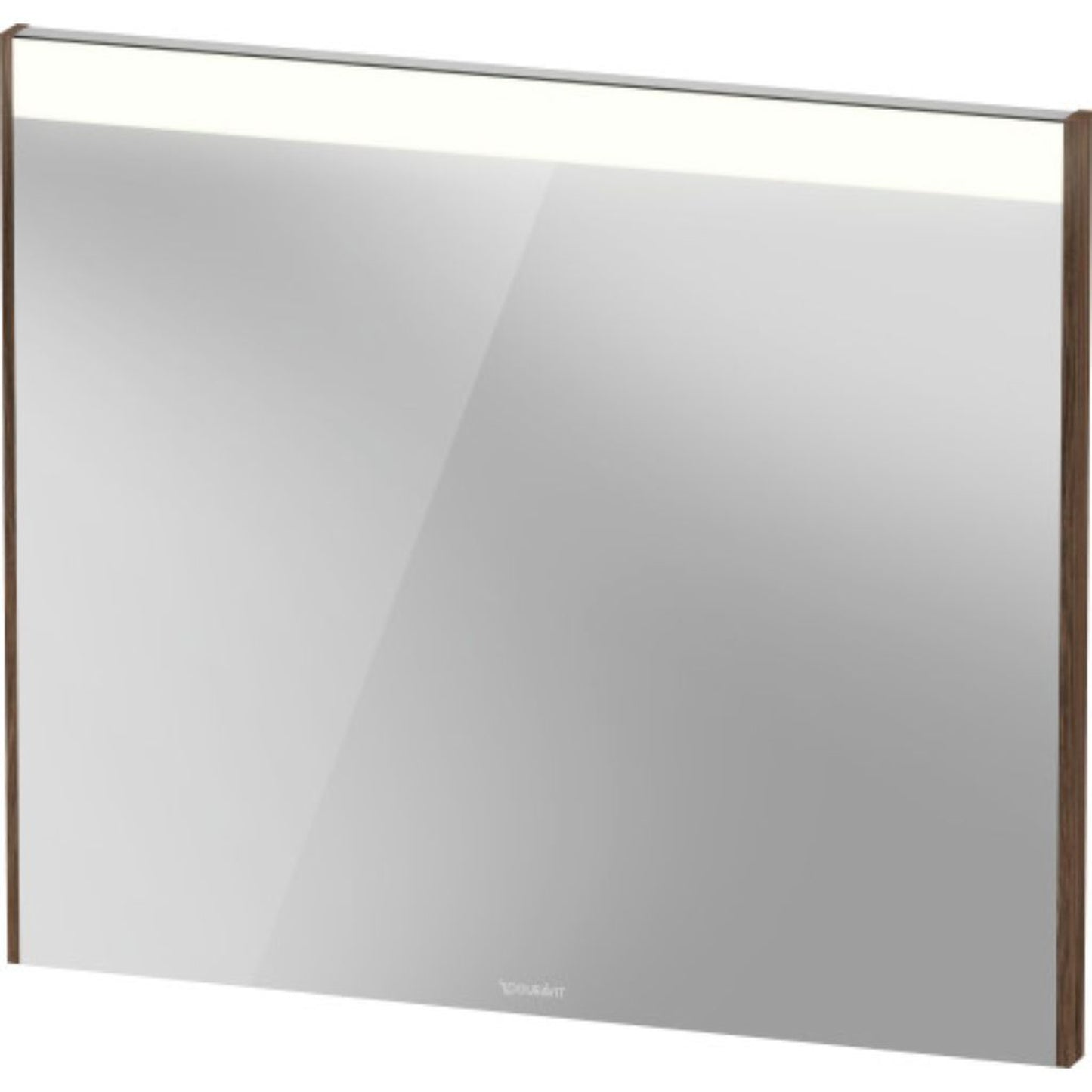 Duravit Brioso 32" x 28" x 1" Mirror With Lighting Walnut Dark