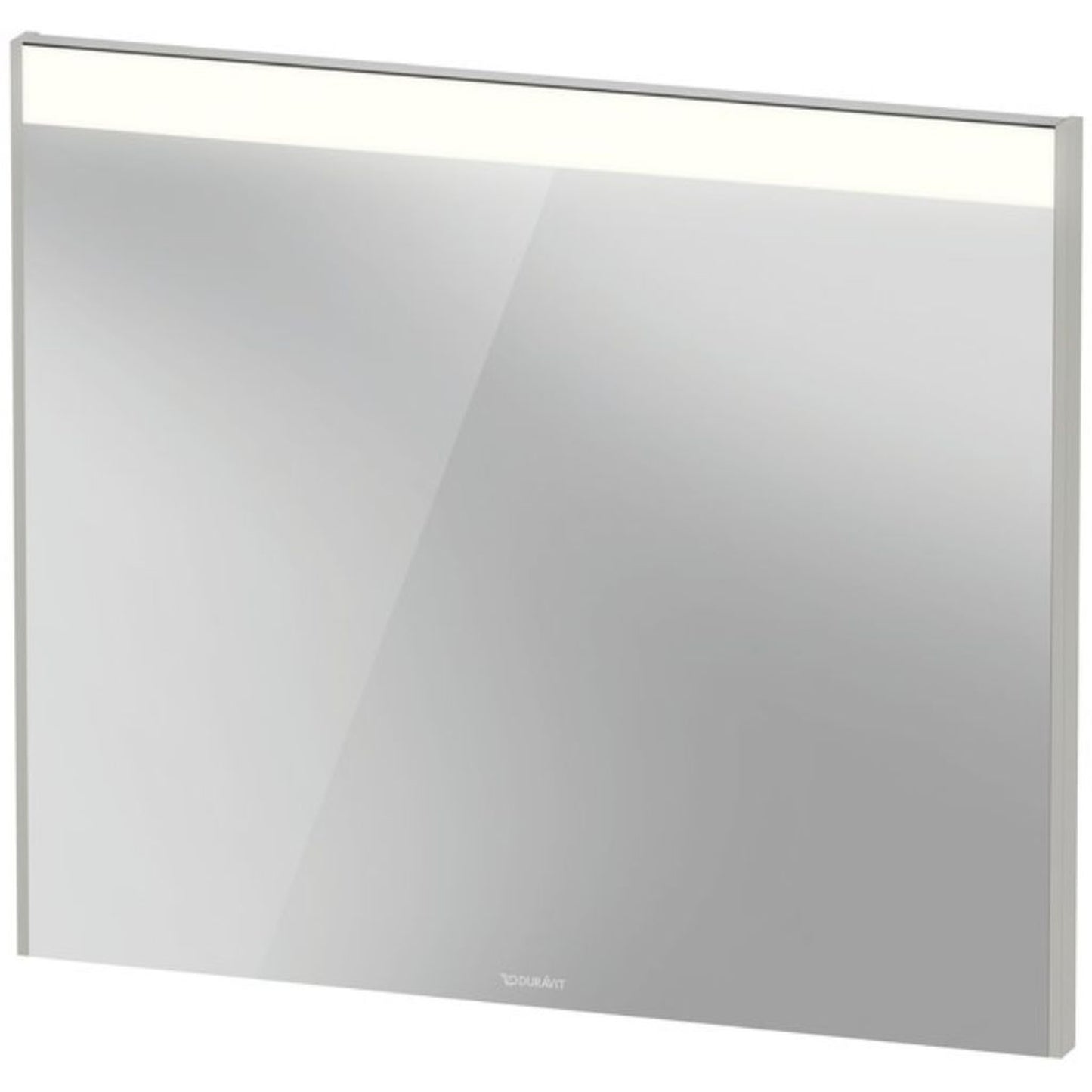 Duravit Brioso 32" x 28" x 2" Mirror With Lighting Concrete Grey Matt