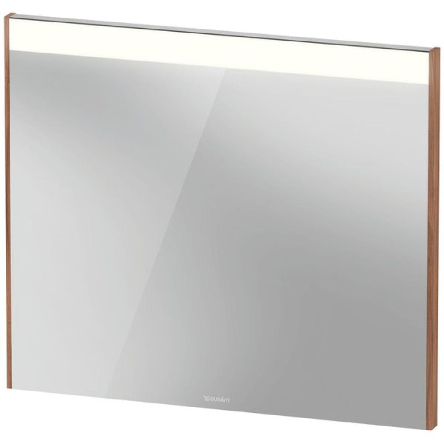 Duravit Brioso 32" x 28" x 2" Mirror With Lighting Natural Walnut
