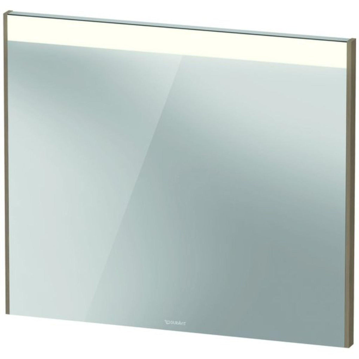 Duravit Brioso 32" x 28" x 2" Mirror With Lighting Oak Terra