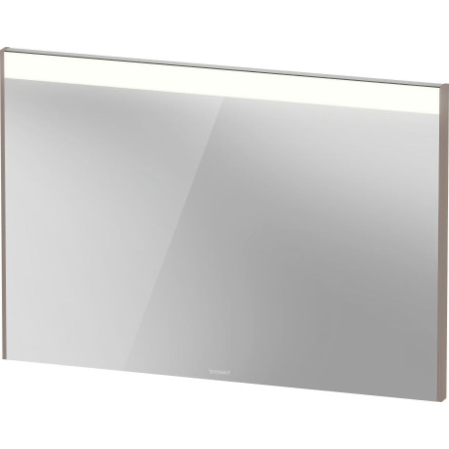 Duravit Brioso 40" x 28" x 1" Mirror With Lighting Basalt Matt