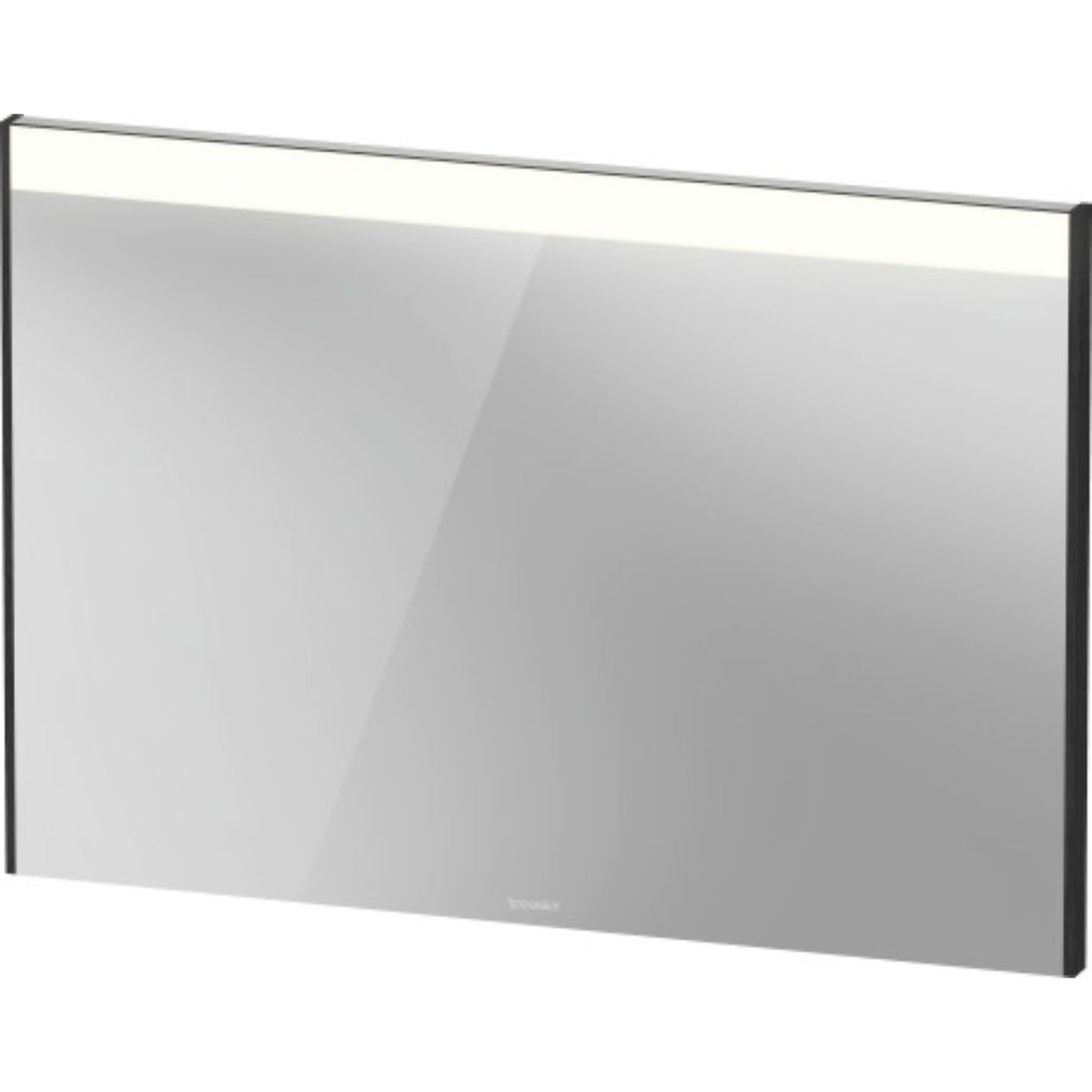 Duravit Brioso 40" x 28" x 1" Mirror With Lighting Black Oak