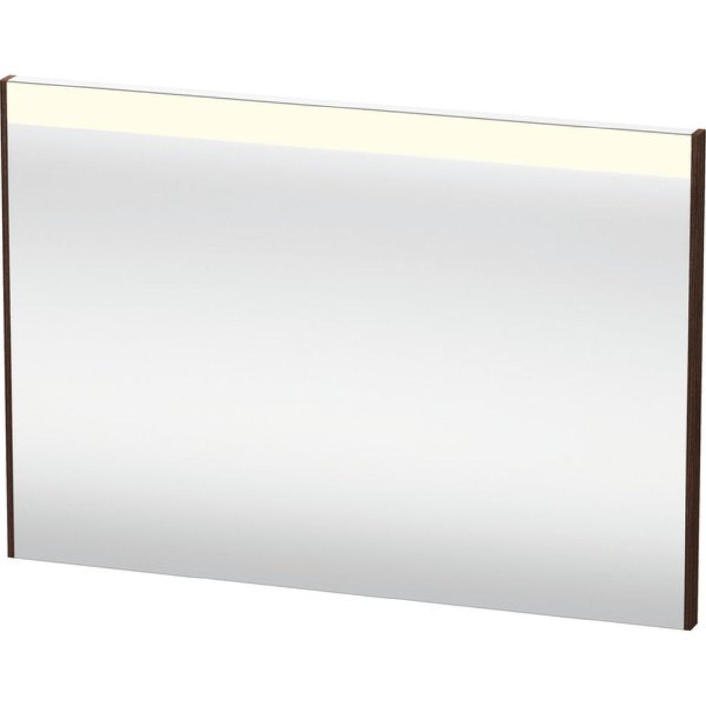 Duravit Brioso 40" x 28" x 1" Mirror With Lighting Chestnut Dark