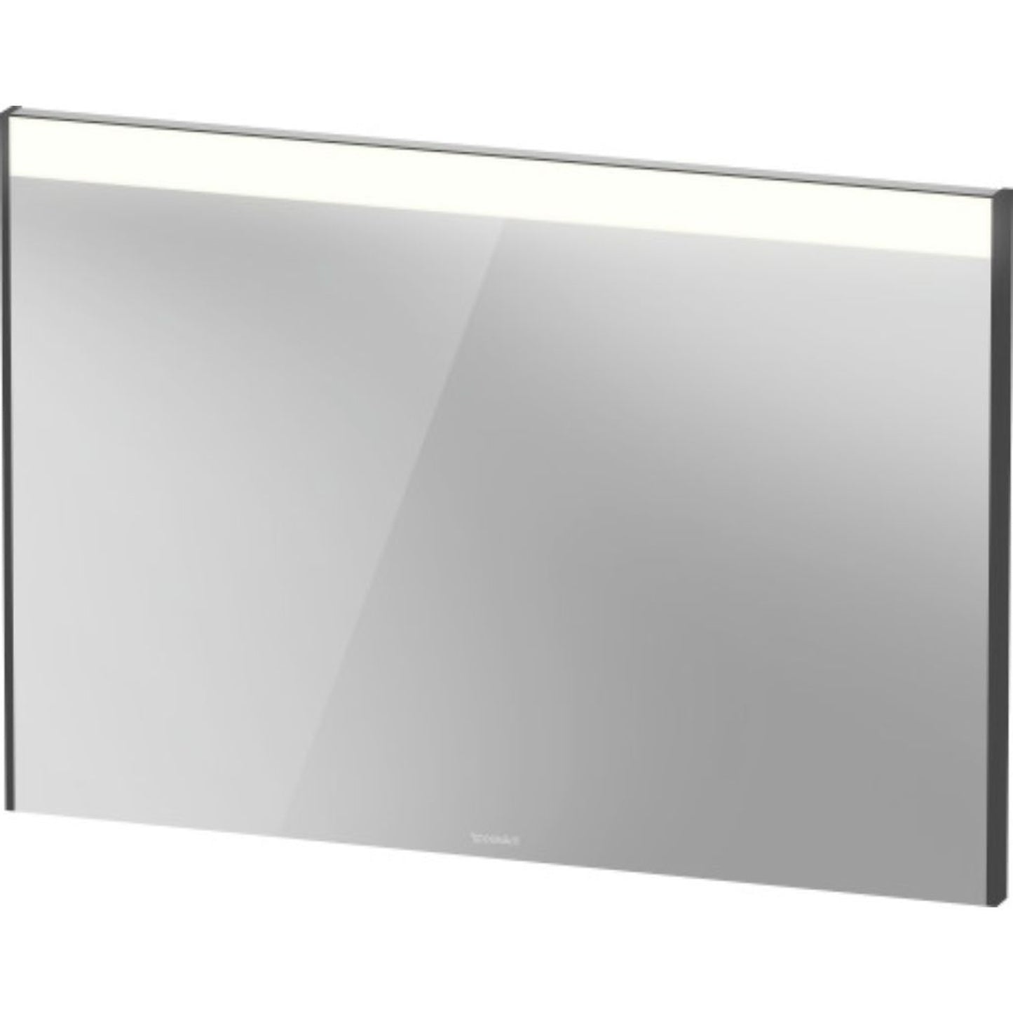 Duravit Brioso 40" x 28" x 1" Mirror With Lighting Graphite Matt