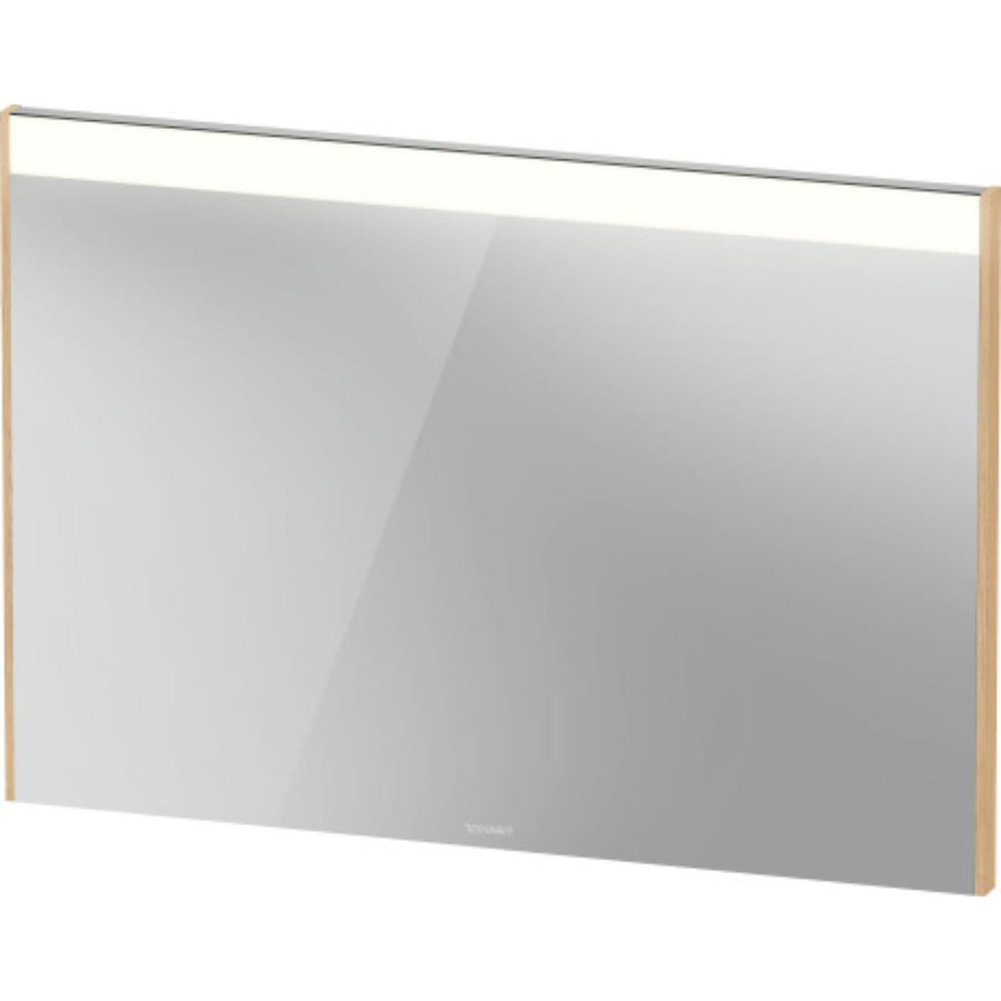 Duravit Brioso 40" x 28" x 1" Mirror With Lighting Natural Oak