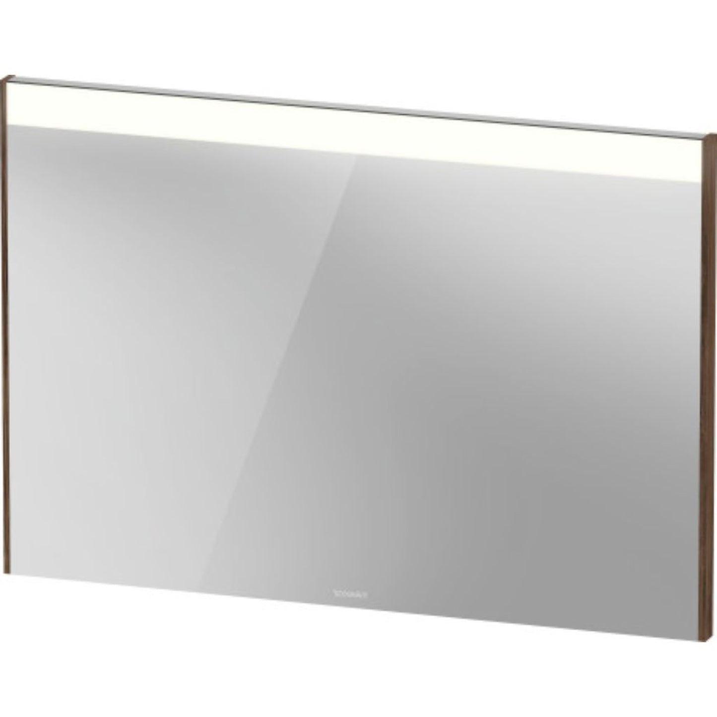 Duravit Brioso 40" x 28" x 1" Mirror With Lighting Walnut Dark