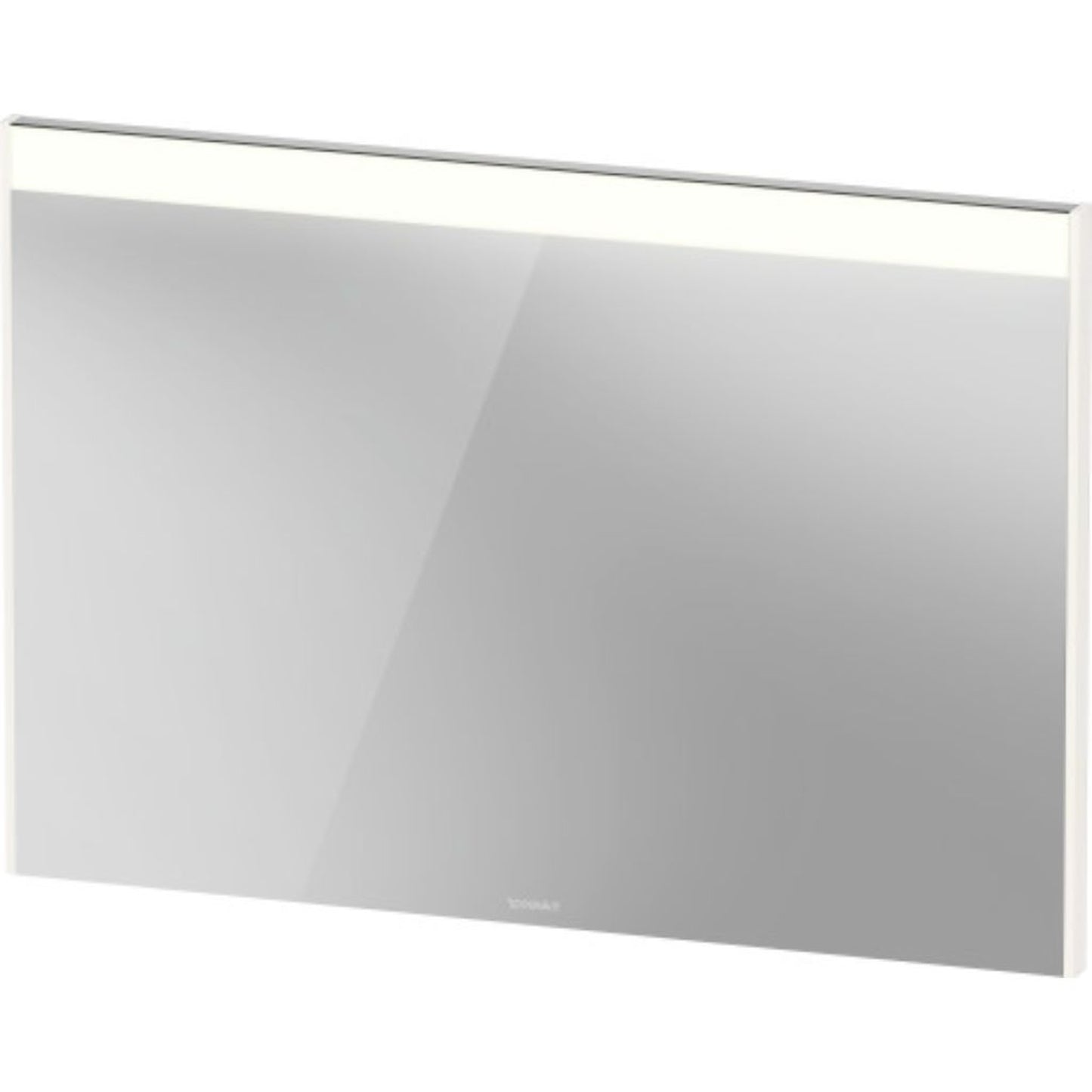 Duravit Brioso 40" x 28" x 1" Mirror With Lighting White High Gloss