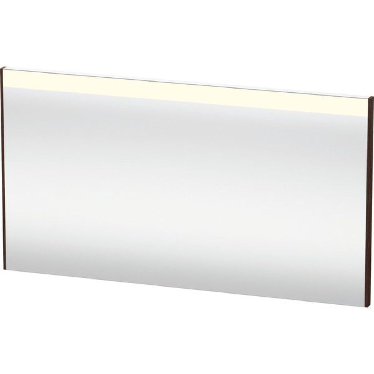 Duravit Brioso 52" x 28" x 1" Mirror With Lighting Chestnut Dark